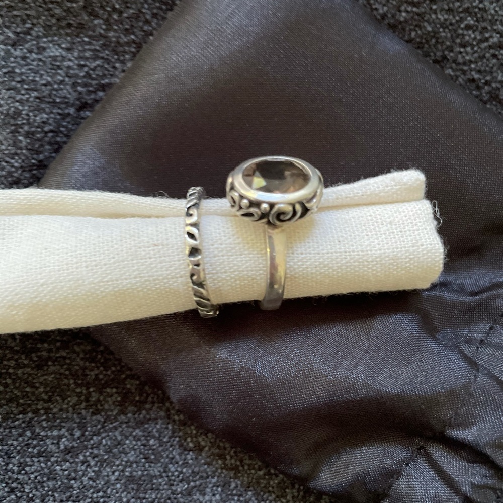 Silpada quartz sterling silver ring.